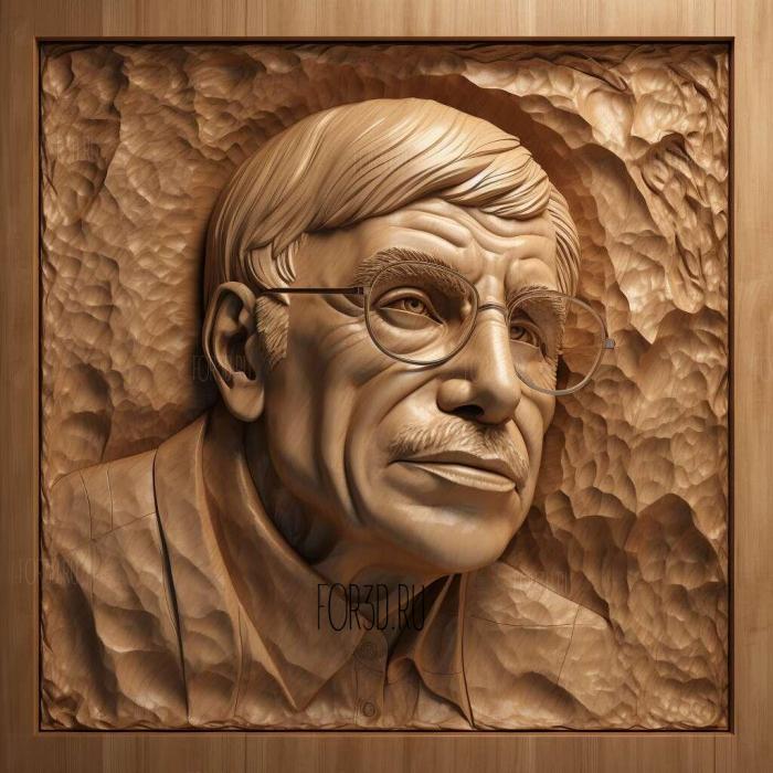 stephen hawking 2 stl model for CNC